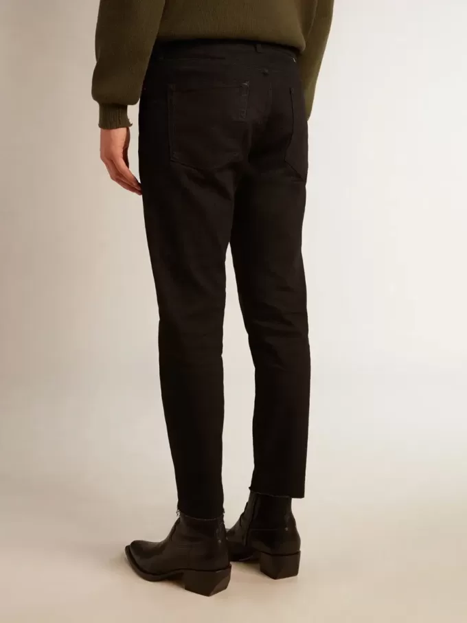 Svarta skinny jeans för herr Svarta skinny jeans för herr
