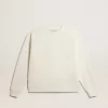 Sweatshirt i åldrat vitt med omvänd logotyp på baksidan – Jersey Capsule Sweatshirt i åldrat vitt med omvänd logotyp på baksidan – Jersey Capsule