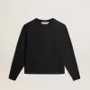 Sweatshirt i tvättad svart med omvänd logotyp på baksidan – Jersey Capsule Sweatshirt i tvättad svart med omvänd logotyp på baksidan – Jersey Capsule