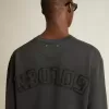 Sweatshirt i tvättad svart med omvänd logotyp på baksidan – Jersey Capsule Sweatshirt i tvättad svart med omvänd logotyp på baksidan – Jersey Capsule