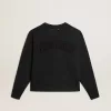 Sweatshirt i tvättad svart med omvänd logotyp på baksidan – Jersey Capsule Sweatshirt i tvättad svart med omvänd logotyp på baksidan – Jersey Capsule