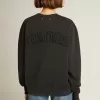 Sweatshirt i tvättad svart med omvänd logotyp på baksidan – Jersey Capsule Sweatshirt i tvättad svart med omvänd logotyp på baksidan – Jersey Capsule