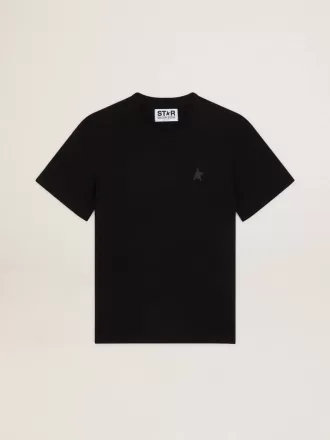 T-shirt från Black Star Collection med ton-i-ton-stjärna på framsidan