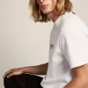 T-shirt från White Star Collection med kontrasterande svart logotyp och stjärna T-shirt från White Star Collection med kontrasterande svart logotyp och stjärna