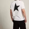 T-shirt från White Star Collection med kontrasterande svart logotyp och stjärna T-shirt från White Star Collection med kontrasterande svart logotyp och stjärna