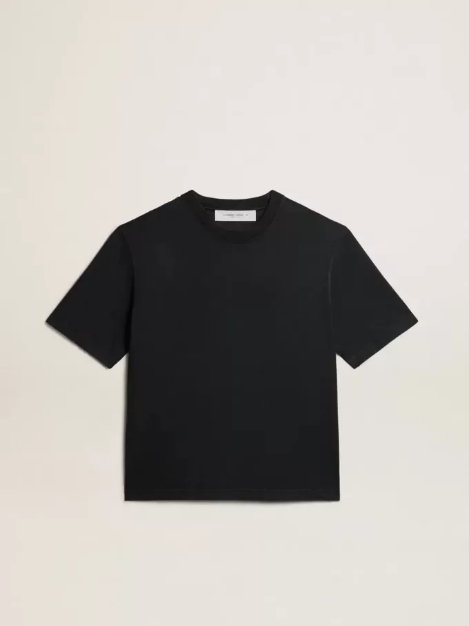 T-shirt i tvättad svart med omvänd logotyp på baksidan – Jersey Capsule T-shirt i tvättad svart med omvänd logotyp på baksidan – Jersey Capsule