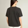 T-shirt i tvättad svart med omvänd logotyp på baksidan – Jersey Capsule T-shirt i tvättad svart med omvänd logotyp på baksidan – Jersey Capsule