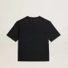T-shirt i tvättad svart med omvänd logotyp på baksidan – Jersey Capsule T-shirt i tvättad svart med omvänd logotyp på baksidan – Jersey Capsule