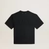 T-shirt i tvättad svart med omvänd logotyp på baksidan – Jersey Capsule T-shirt i tvättad svart med omvänd logotyp på baksidan – Jersey Capsule