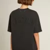 T-shirt i tvättad svart med omvänd logotyp på baksidan – Jersey Capsule T-shirt i tvättad svart med omvänd logotyp på baksidan – Jersey Capsule