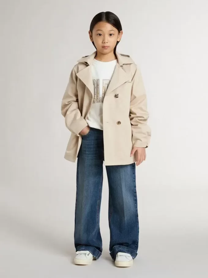 Trenchcoat för barn med avtagbar innerväst Trenchcoat för barn med avtagbar innerväst