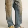 True-Star för herr i vitt nappaläder med guldfolierad läderstjärna och beige mockahälflik True-Star för herr i vitt nappaläder med guldfolierad läderstjärna och beige mockahälflik
