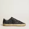 V-Star sneakers i midnattsblå denim med svart läderstjärna och tå V-Star sneakers i midnattsblå denim med svart läderstjärna och tå