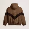 Vindjacka i beige och svart hundtandsmönster Vindjacka i beige och svart hundtandsmönster