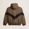Vindjacka i beige och svart hundtandsmönster Vindjacka i beige och svart hundtandsmönster