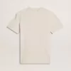 Vit dam-T-shirt med blommönster Vit dam-T-shirt med blommönster