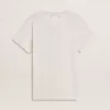 Vit dam-T-shirt med tryck på framsidan Vit dam-T-shirt med tryck på framsidan