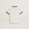 Vit T-shirt för pojkar med blå tryck Vit T-shirt för pojkar med blå tryck