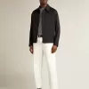 Vita jeansbyxor för herr Vita jeansbyxor för herr