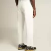 Vita jeansbyxor för herr Vita jeansbyxor för herr