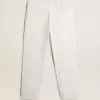 Vita jeansbyxor för herr Vita jeansbyxor för herr