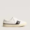 Yatay Model 1B hållbara sneakers med vit biobaserad ovandel och svart Y