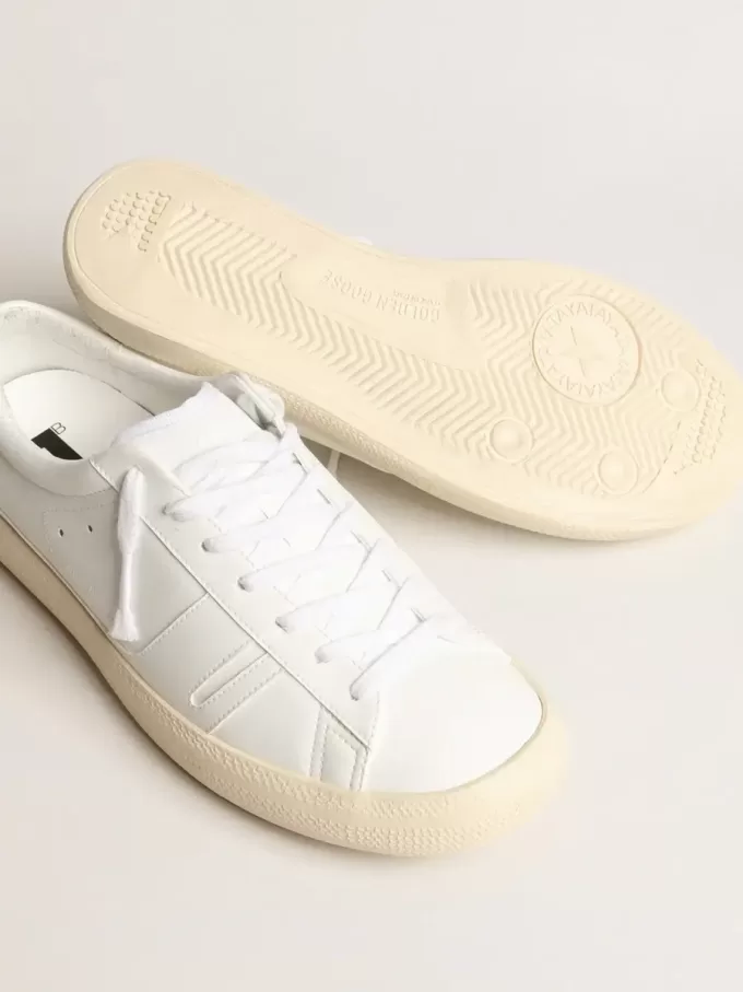 Yatay Model 1B hållbara sneakers med vit biobaserad ovandel och vit Y